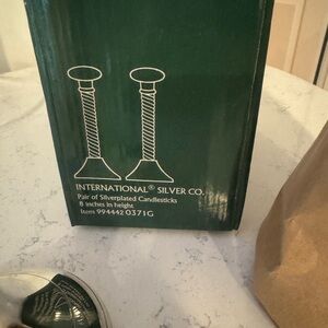International Silver Co. Silverplated Candlesticks